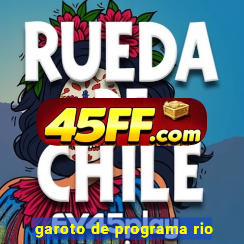 garoto de programa rio